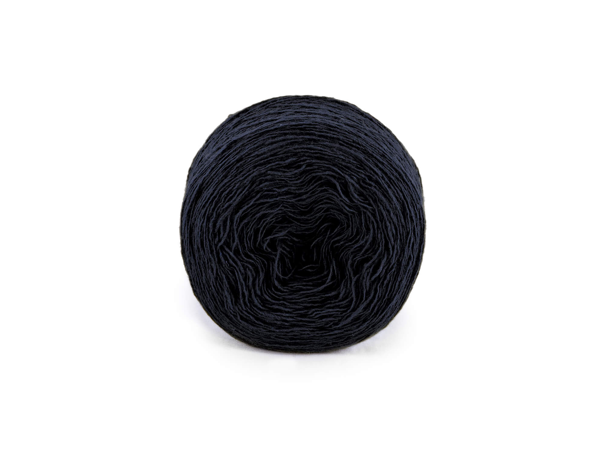 dunkelblaue Wolle, gewickelt, dünne Fadenstärke
